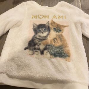 Soft sweater with adorable kittens from H & M